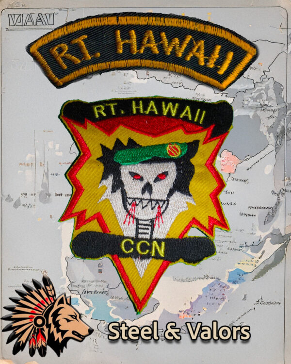 Patches RT HAWAII CCN – Forces spéciales MACV-SOG – Vietnam